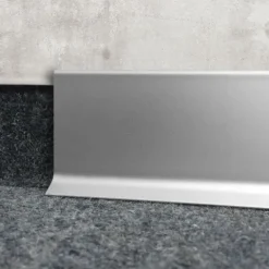 FLOORDIREKT Sockelleiste Aluminium - KWS 608 - Höhe: 8 cm - Länge: 1,90m