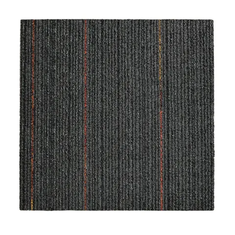 FLOORDIREKT Teppichfliese Berlin - Selbstliegend - 50x50 cm - Anthrazit