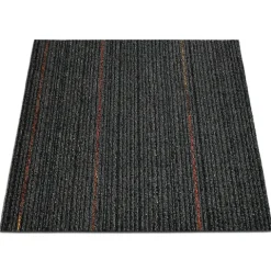 FLOORDIREKT Teppichfliese Berlin - Selbstliegend - 50x50 cm - Anthrazit