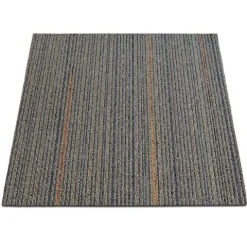 FLOORDIREKT Teppichfliese Berlin - Selbstliegend - 50x50 cm - Beige