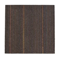 FLOORDIREKT Teppichfliese Berlin - Selbstliegend - 50x50 cm - Braun