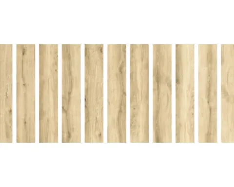 form & style Feinsteinzeug Wand- und Bodenfliese FIRENZE oak dark 23 x 120 x 0,87 cm matt