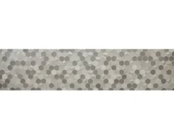 Glasmosaik mit Naturstein HXN 44 grau 26x30 cm