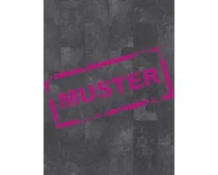 Handmuster zu Laminat wasserfest VisioGrande Ölschiefer Fliesendekor Fliesenoptik 604 x 280 x 8 mm