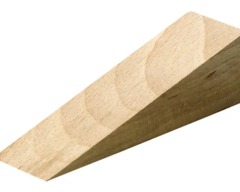 Holzkeile Buche 90,5x28,5x25 mm, 4 Stück