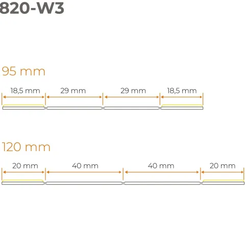 4in1 PVC-Abschlussleiste Selbstklebend, Multifunktional – Breite 120 mm - flexibel, robust und vielseitig einsetzbar - 5 Meter, Schwarz