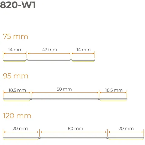 4in1 PVC-Abschlussleiste Selbstklebend, Multifunktional – Breite 120 mm - flexibel, robust und vielseitig einsetzbar - 5 Meter, Schwarz