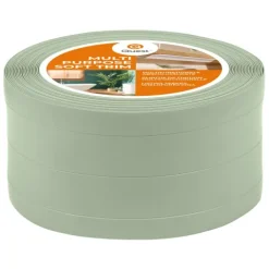 4in1 PVC-Abschlussleiste Selbstklebend, Multifunktional – Breite 95 mm - flexibel, robust und vielseitig einsetzbar - 5 Meter, Hellgrün
