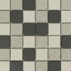 Keramikmosaik 28,8 x 28,8 cm grau beige