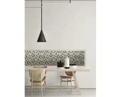 Keramikmosaik 28,8 x 28,8 cm grau beige