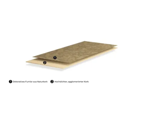 Korkboden Tradition Element Rustic 600 x 300 x 4 mm