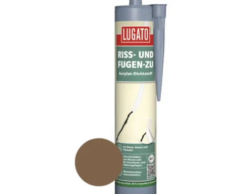 Lugato Acryl Dichtstoff Riss-und Fugen zu braun 310 ml