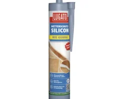 Lugato Wetterschutz-Silikon Wie Gummi anthrazit 310 ml