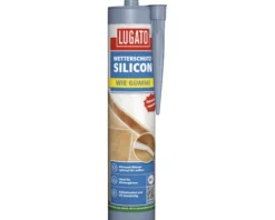 Lugato Wetterschutz-Silikon Wie Gummi mahagoni 310 ml