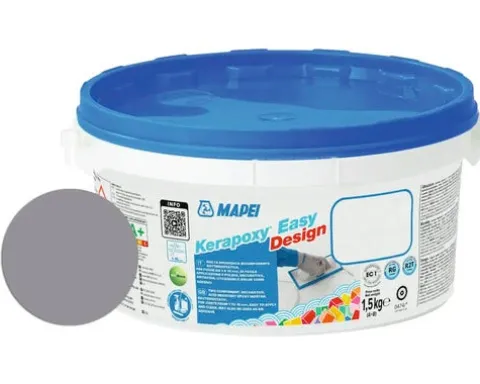 Mapei Fugenmörtel KERAPOXY EASY DESIGN 112 MITTELGRAU 1,5 KG