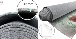 6 m² Selbstklebender Teppich Teppichboden Teppichbelag Bodenbelag Strapazierfähiger Wasserdicht – 120 cm x 500 cm (hell)