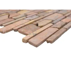 Natursteinmosaik MOS Brick 220 rot 30,5x30,5 cm