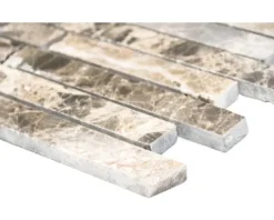 Natursteinmosaik MOS Brick 2909 30,5x32,2 cm braun