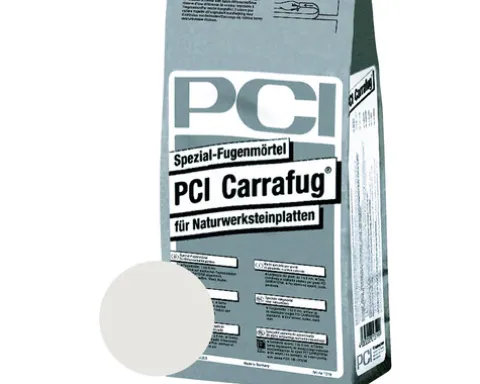 PCI Carrafug® Spezial Fugenmörtel für Naturwerksteinplatten perlgrau 5 kg