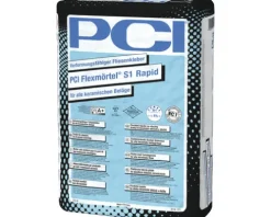 PCI Flexmörtel® S1 Rapid verformungsfähiger Fliesenkleber für alle keramischen Beläge grau 20 kg