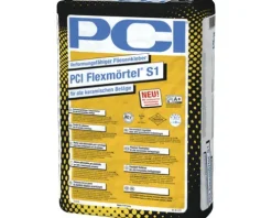 PCI Flexmörtel® S1 verformungsfähiger Fliesenkleber für alle keramischen Beläge grau C2TE-S1 20 kg