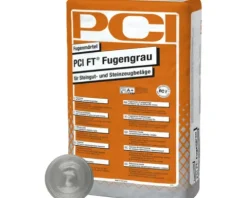 PCI FT® Fugengrau Fugenmörtel für Steingut- und Steinzeugbeläge hellgrau 25 kg