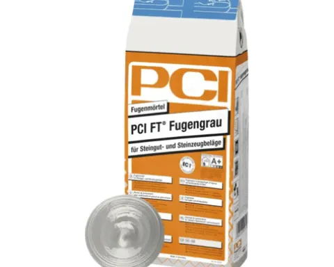 PCI FT® Fugengrau Fugenmörtel für Steingut- und Steinzeugbeläge silbergrau 5 kg
