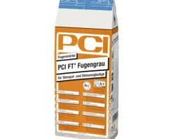 PCI FT® Fugengrau Fugenmörtel für Steingut- und Steinzeugbeläge silbergrau 5 kg