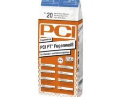 PCI FT® Fugenweiß Fugenmörtel für Steingut- und Steinzeugbeläge weiß 5 kg