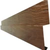 PRECIT Sockelprofil für Wandpaneel golden oak 2000 mm x 51 mm x 15 mm x 50 mm