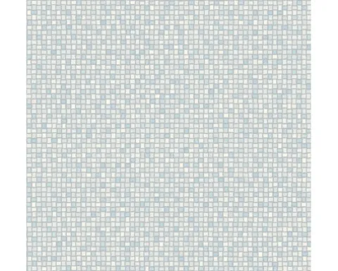 PVC-Boden Artifact Mosaik-Optik blau silber Fliesen 0,6x0,8 cm 200 cm breit (Meterware)