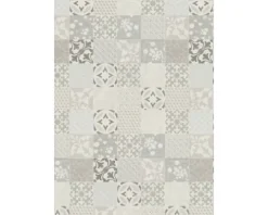 PVC-Boden Balder Fliesenoptik provence creme Fliesen 20x20 cm 200 cm breit (Meterware)