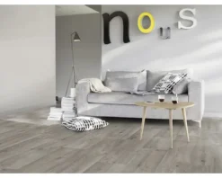 PVC-Boden Balder Holzdielenoptik grau Dielen 25x133 cm 200 cm breit (Meterware)