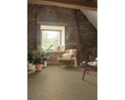 PVC-Boden Cube Holzdielenoptik Eiche hellbraun FB543 200 cm breit (Meterware)