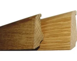 Sockelleiste Eiche natur 2000 x 55 x 20 mm