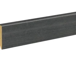Sockelleiste Esche schwarz foliert FU062L 15x58x2400 mm