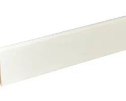 Sockelleiste S601 Buche weiß lack massiv 2400 x 60 x 12 mm