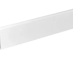 Sockelleiste S601 Buche weiß lack massiv 2400 x 60 x 12 mm