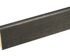Sockelleiste Skandor SU 60L Eiche Schwarz 19x58x2400 mm