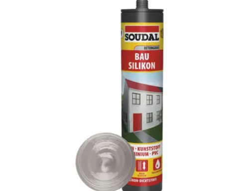 Soudal 1K Bau & Fenstersilikon grau 300 ml
