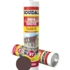 Soudal 1K Bau & Fenstersilikon teak 300 ml