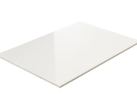 Steingut Wandfliese Gamma Weiß 25 x 33 cm glänzend