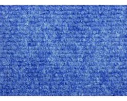 Teppichboden Rips Messina blau 400 cm breit (Meterware)