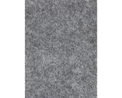 Teppichboden Rips Messina grau 400 cm breit (Meterware)