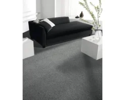 Teppichboden Velours Verona mausgrau FB195 400 cm breit (Meterware)