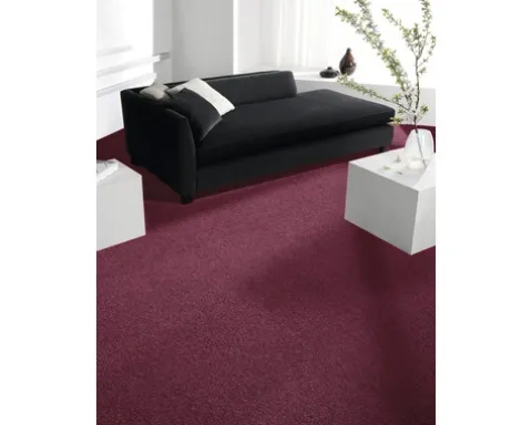 Teppichboden Velours Verona weinrot FB16 400 cm breit (Meterware)