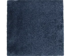 Teppichfliese Shag Carousel 180 dunkelblau 10 mm 50x50 cm