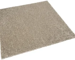 Teppichfliese Shag Carousel 276 taupe 10 mm 50x50 cm
