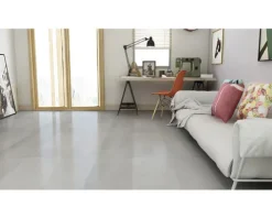 Vinyl-Fliese Dryback Oman hellgrau zu verkleben 300x600x2 mm