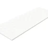 Wandfliese Optic Snow weiß 3D glänzend 30x90 cm rektifiziert